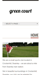Mobile Screenshot of greencourtsports.com